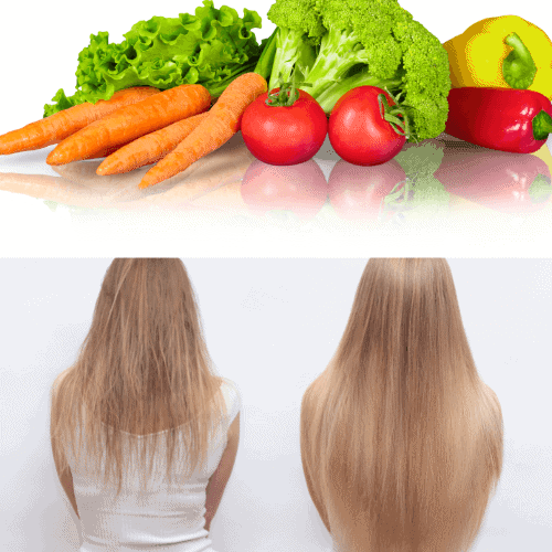 vegetables good for hair growth