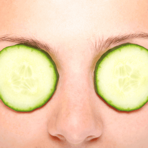 cucumber eyelids