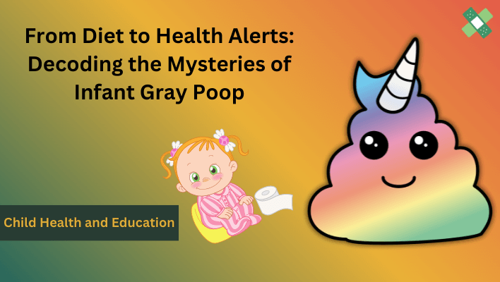 infant gray poop
