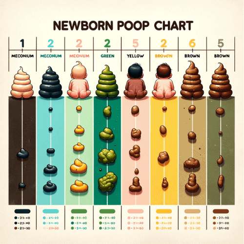 newborn poop colors